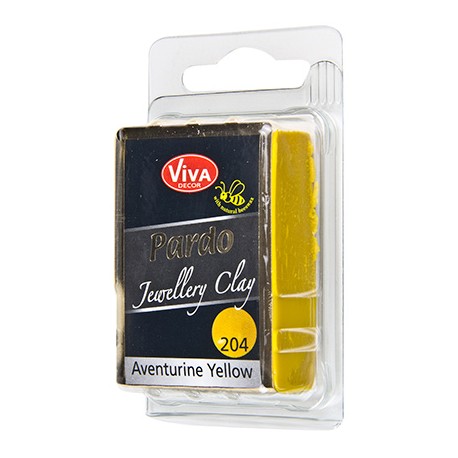 PÂTE PARDO JEWELLERY CLAY 56G N°204 Jaune Aventurine