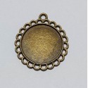 socle pendentif bronze 12