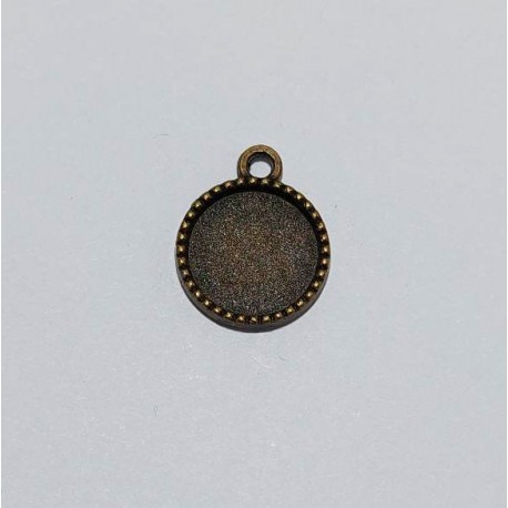 socle pendentif bronze 14