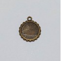 socle pendentif bronze 16