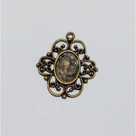 socle pendentif bronze 20