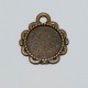 socle pendentif bronze 21