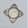 socle pendentif argent 36