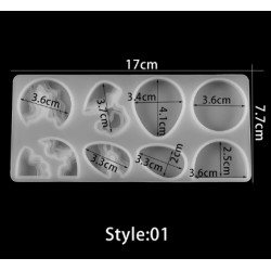 Moules en résine époxy de Silicone de montagne 4