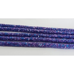 disque polymère violet moucheté