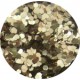 Hexagon Glitter 20g: Light Gold