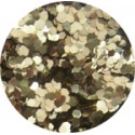 Hexagon Glitter 20g: Light Gold