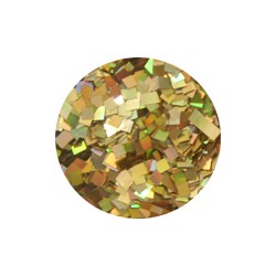 Glitter Losange 20G: Gold Laser