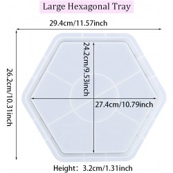 Plateaux forme hexagone