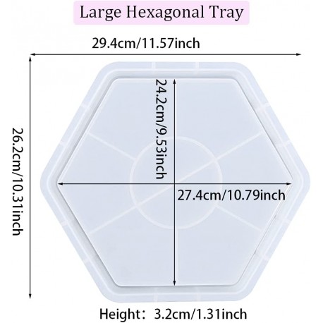Plateaux forme hexagone