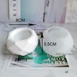 Moule à bougie en silicone pour pot de fleur