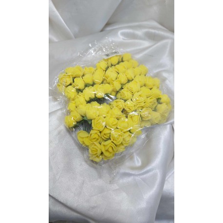 Fleurs Plastique Jaune