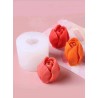 Moule silicone fleur de tulipe 3D