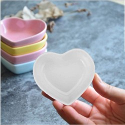Moule silicone Lot de 4 petites plats en forme coeur