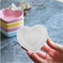 Moule silicone Lot de 4 petites plats en forme coeur