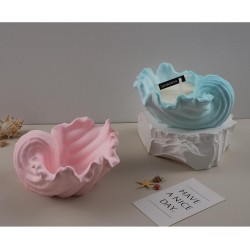 Moule  silicone  en forme de coquillages pour bougies,plâtres